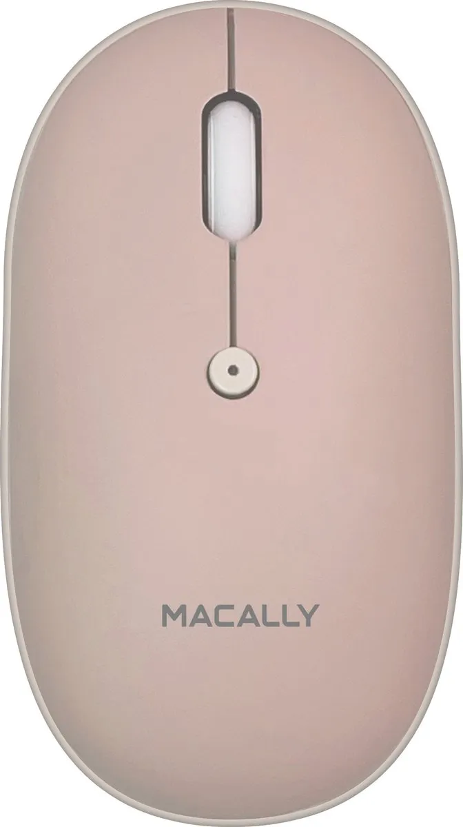 Macally BTTOPBAT-PK Draadloze Muis - Roze