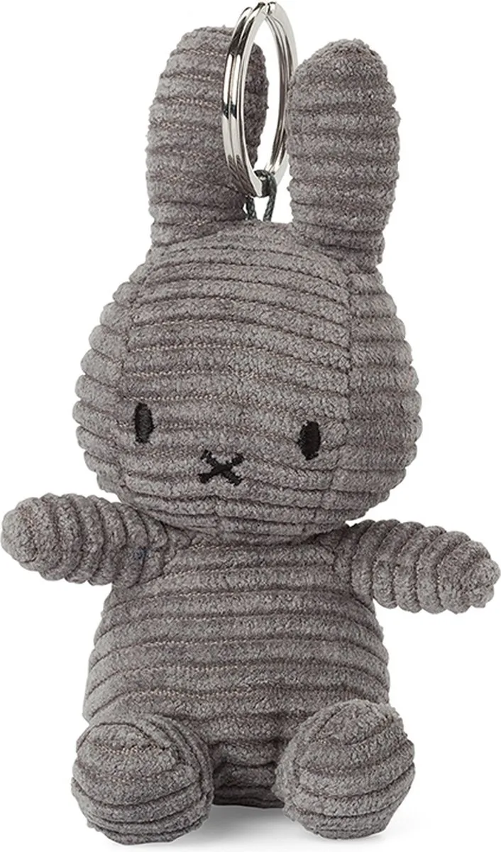 Nijntje Sleutelhanger Corduroy Grey ECO 10cm