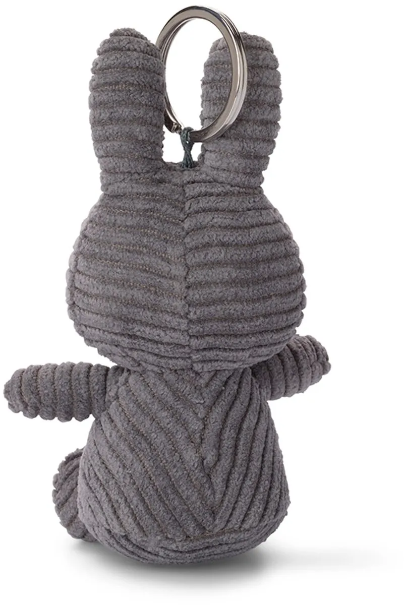 Nijntje Sleutelhanger Corduroy Grey ECO 10cm