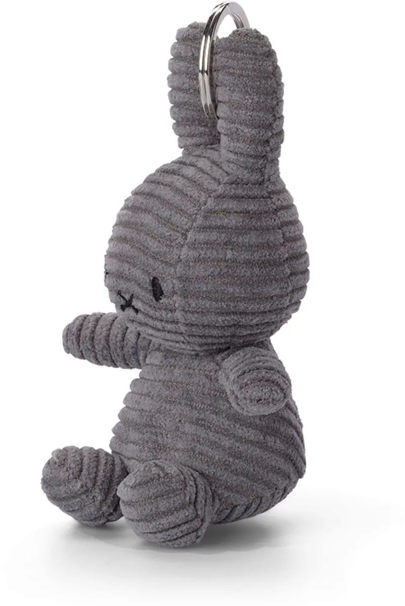 Nijntje Sleutelhanger Corduroy Grey ECO 10cm