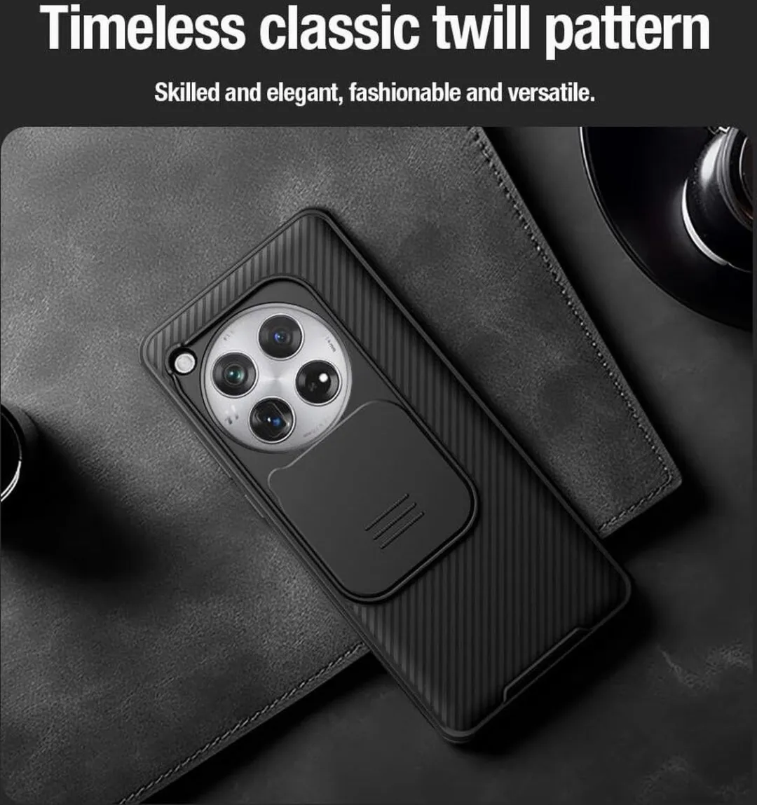 Nillkin CamShield Pro Hoesje OnePlus 12 - Zwart - afbeelding 6 van 6