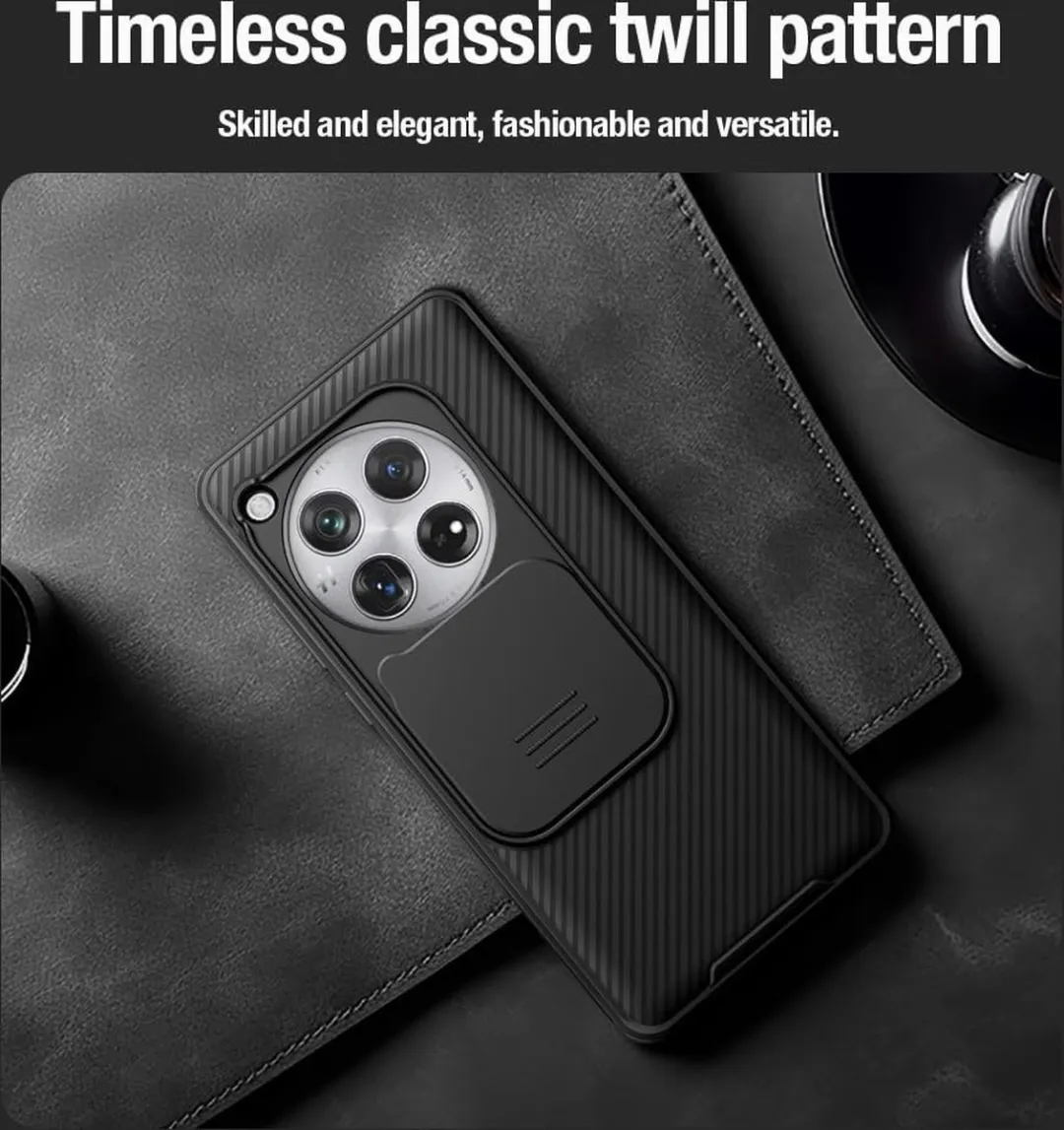Nillkin CamShield Pro Hoesje OnePlus 12 - Zwart