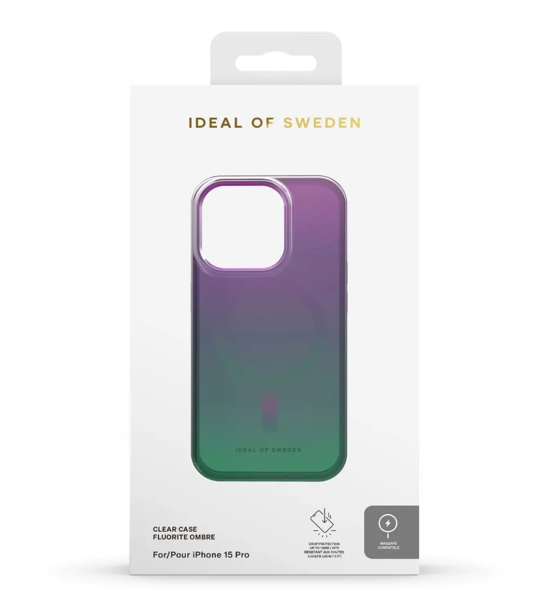 iDeal of Sweden Clear Case MagSafe iPhone 15 Pro Fluorite Ombre - IDCLCMS-I2361P-479 - afbeelding 5 van 6