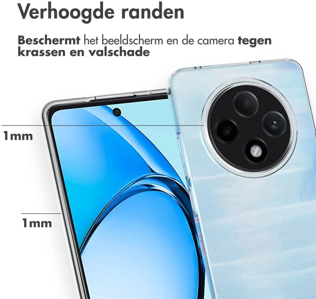 Accezz Hoesje Oppo Reno 12F Transparant
