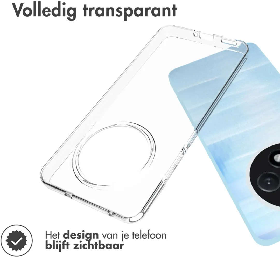 Accezz Hoesje Oppo Reno 12F Transparant