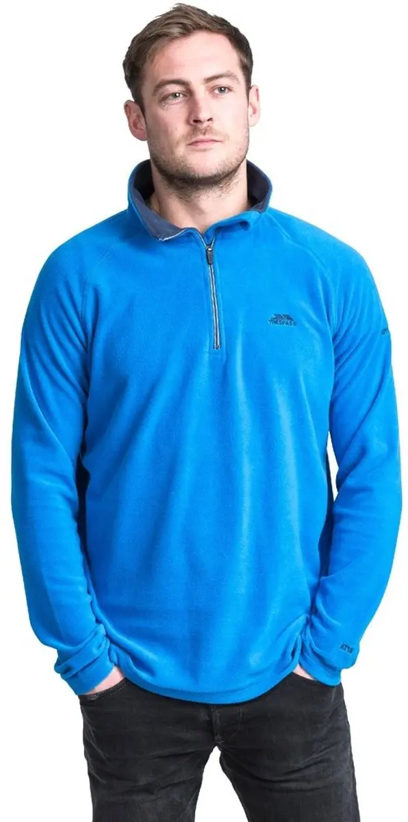 Trespass fleecejas/fleecepullover Blackford - Heren Microfleece At100 Bright Blue