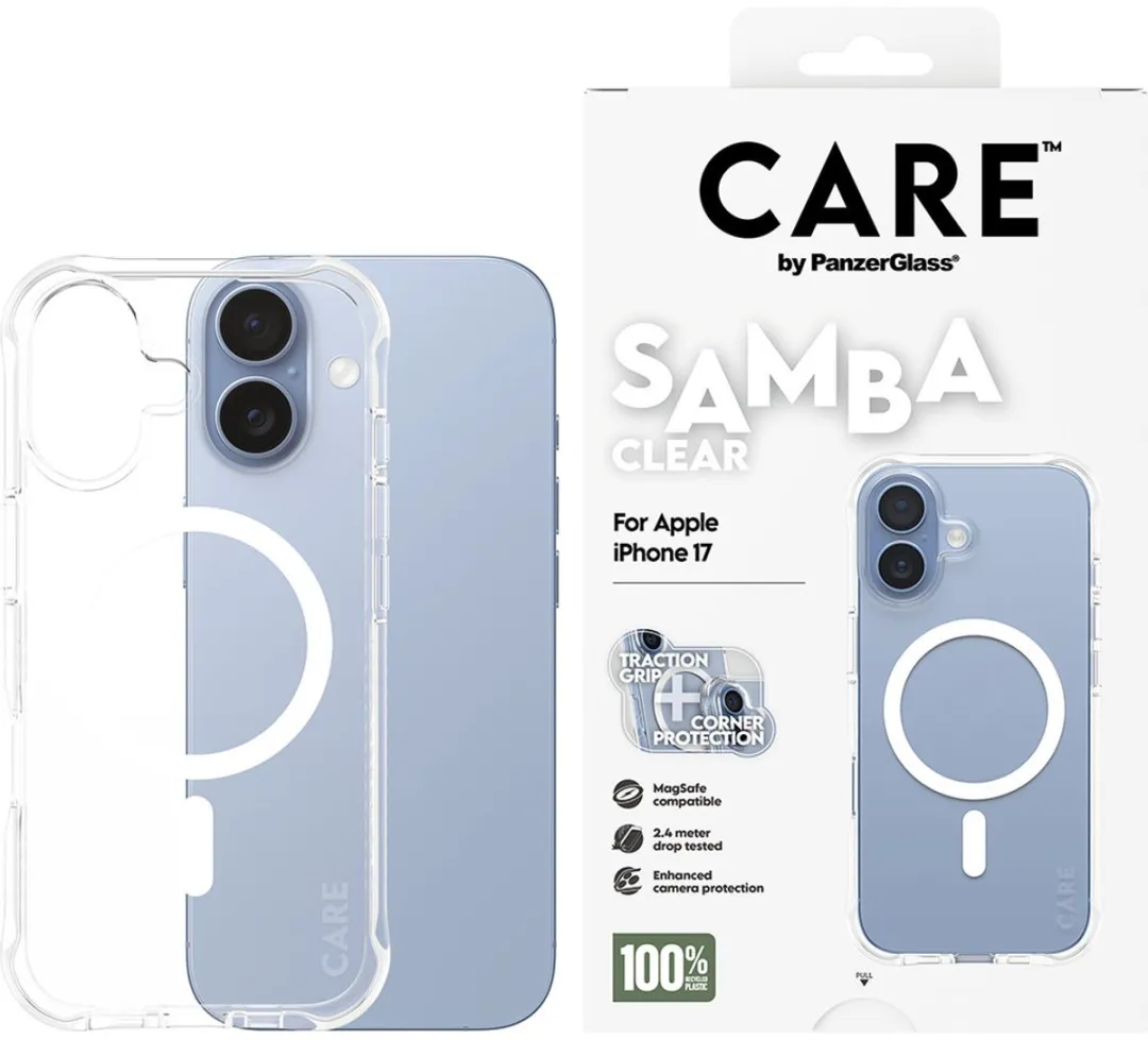 PanzerGlass MagSafe Hoes iPhone 17 Samba - Zwart - MPN 5715685027031