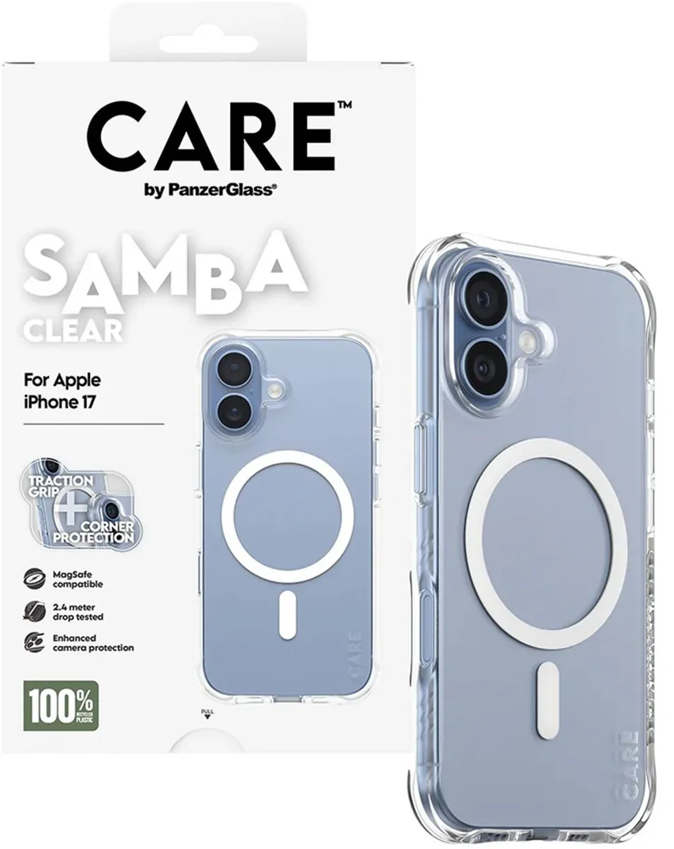 PanzerGlass MagSafe Hoes iPhone 17 Samba - Zwart - MPN 5715685027031