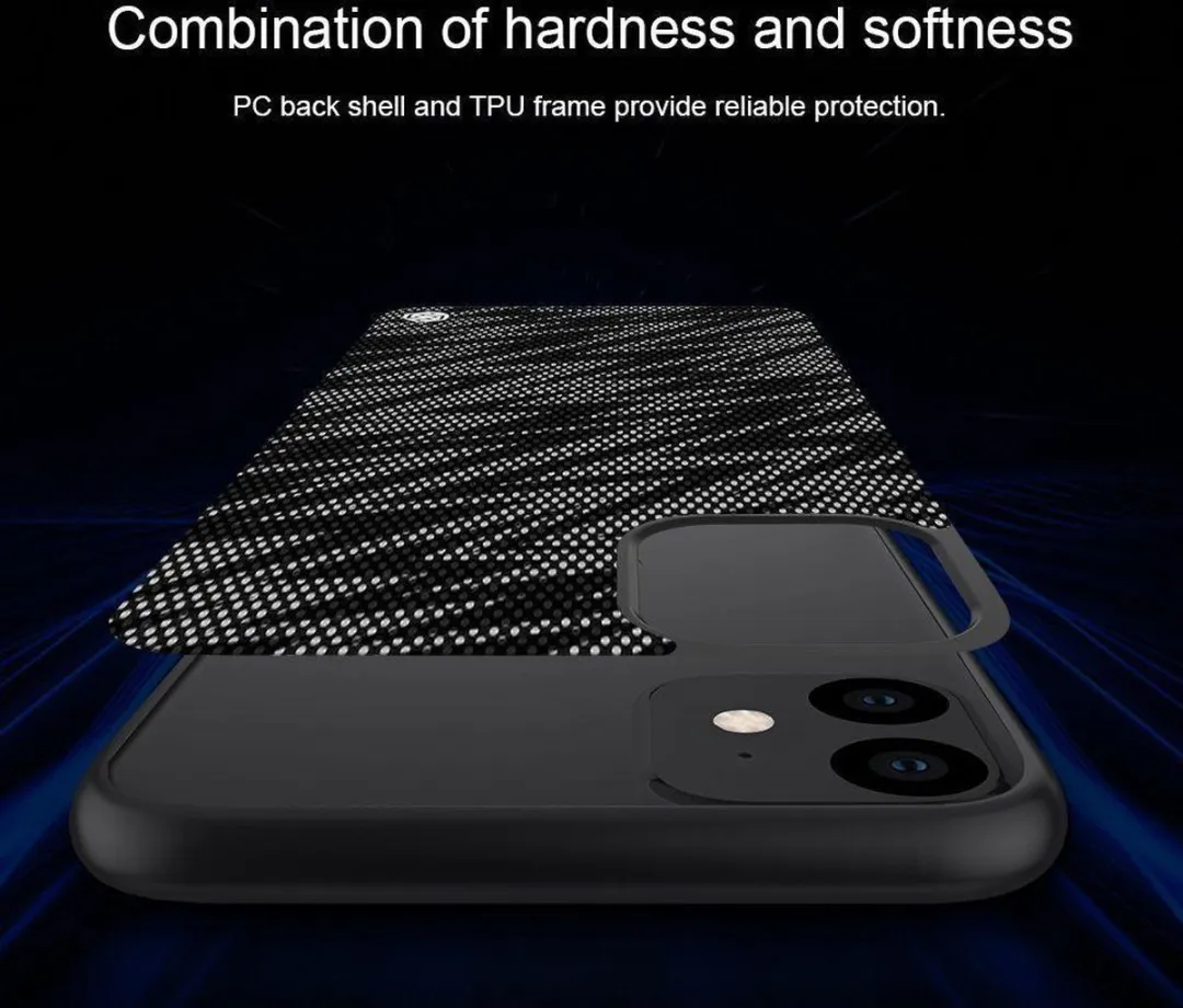 Nillkin Dazzling Hybride iPhone 11 Hoesje - Zilver/Zwart - afbeelding 6 van 6