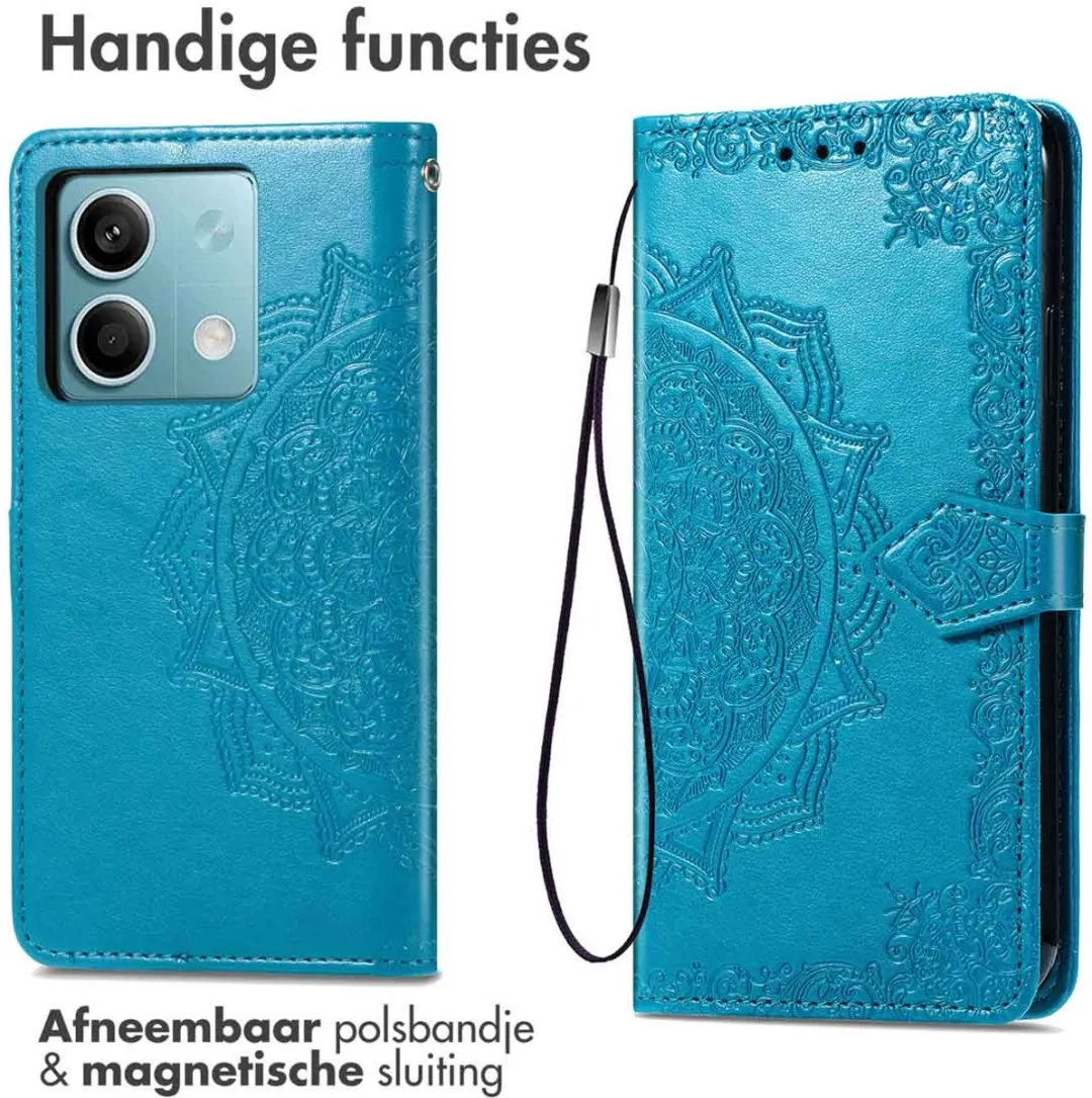 Imoshion Hoesje Xiaomi Redmi Note 13 - Turquoise - 3 Pasjes