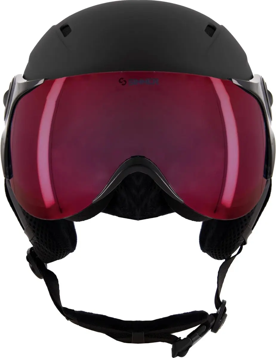 Sinner Typhoon Visor Skihelm - Mat Zwart - 55-58cm - afbeelding 5 van 6