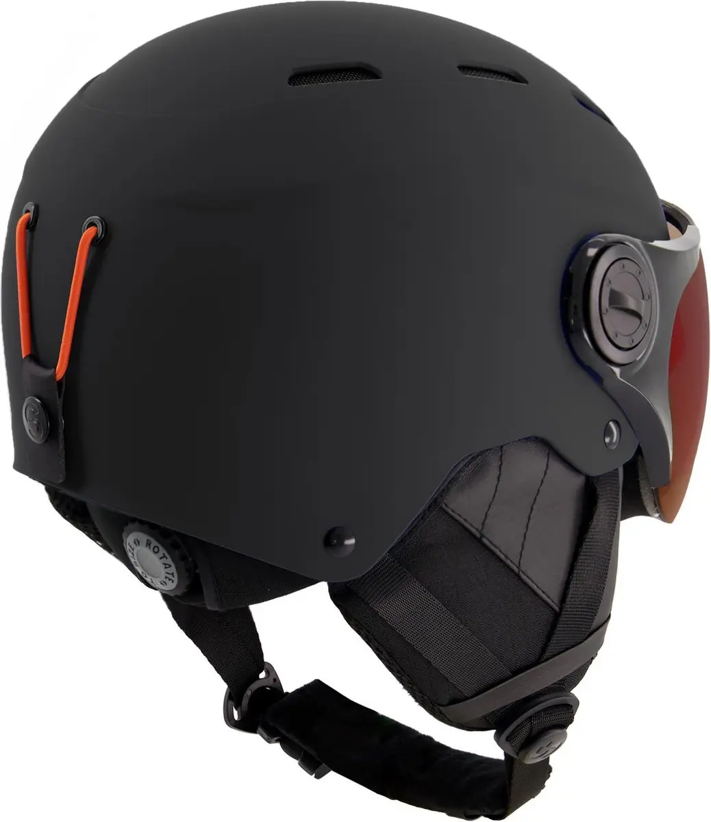 Sinner Typhoon Visor Skihelm - Mat Zwart - 55-58cm - afbeelding 3 van 6