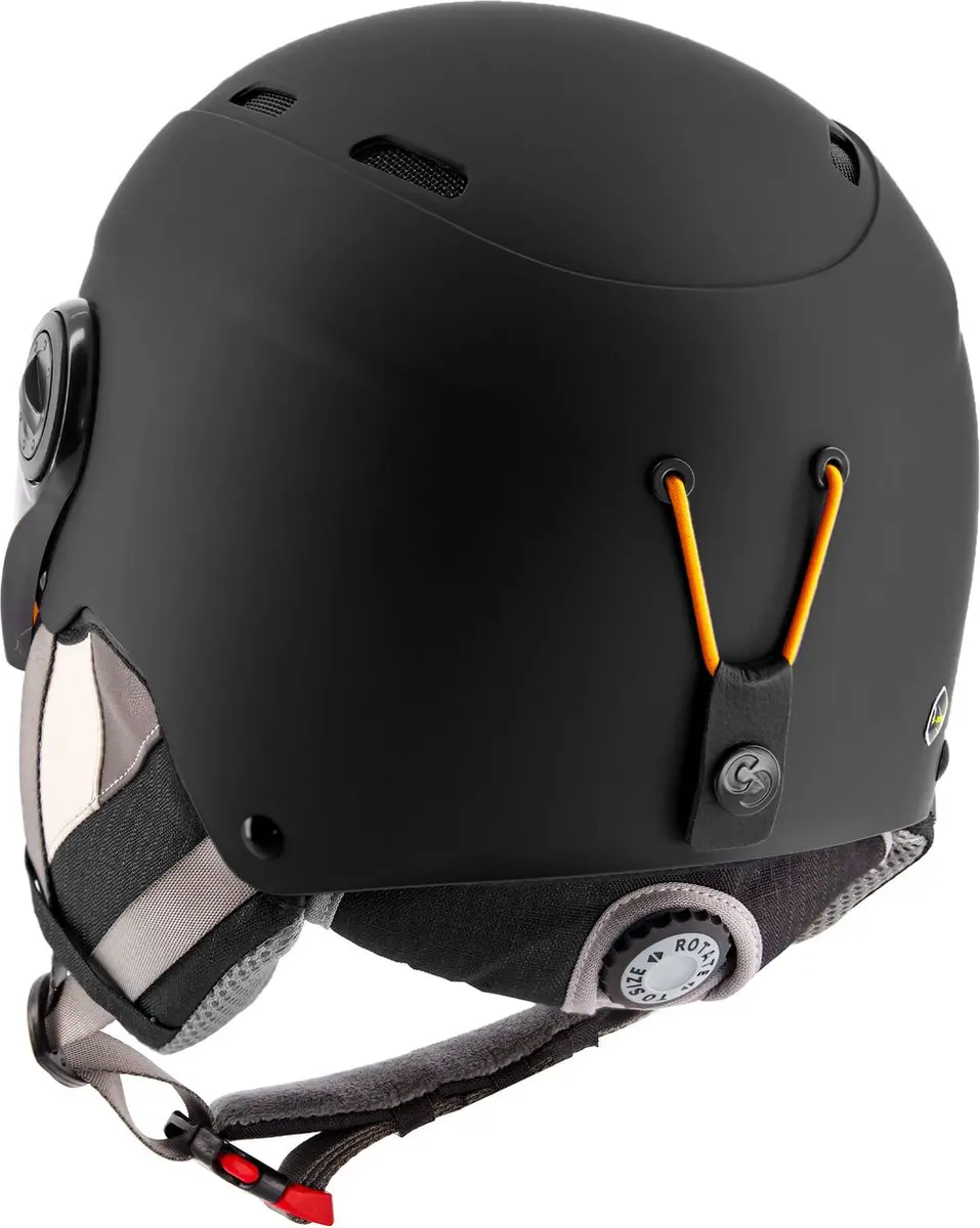 Sinner Typhoon Visor Skihelm - Mat Zwart - 55-58cm - afbeelding 2 van 6
