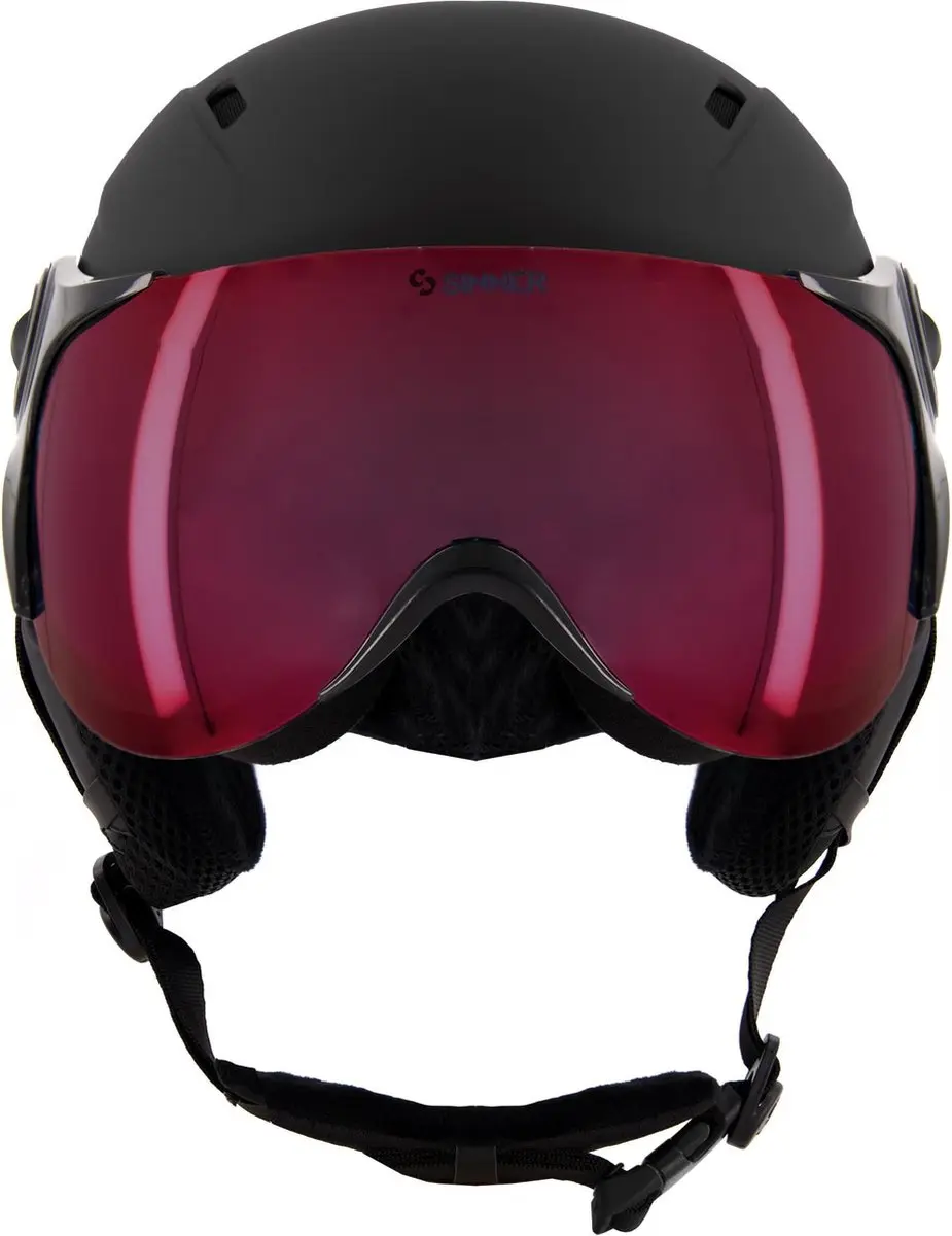 Sinner Typhoon Visor Skihelm - Mat Zwart - 55-58cm - afbeelding 4 van 6