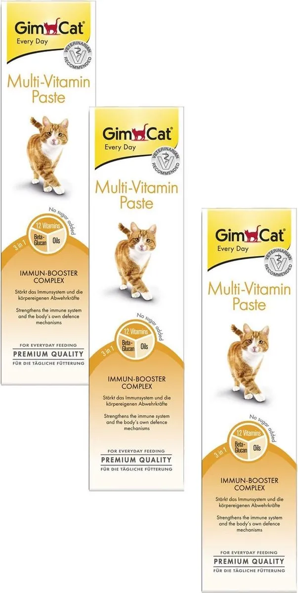 GimCat Multi-Vitamin Pasta - 3x200g