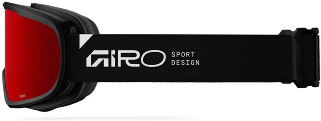 Giro GG Roam Stacked Skibril Senior - Zwart/Wit/Rood - afbeelding 6 van 6