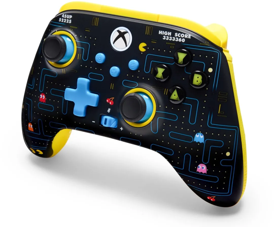 POWERA Draadloze Controller Xbox Series X|S Pac-Man XBGP0435-01 - Zwart