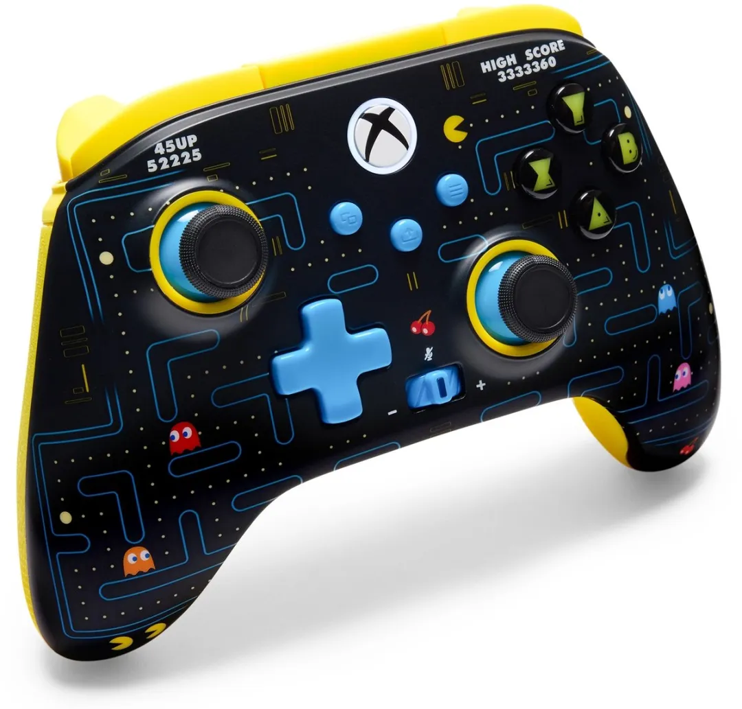 POWERA Draadloze Controller Xbox Series X|S Pac-Man XBGP0435-01 - Zwart