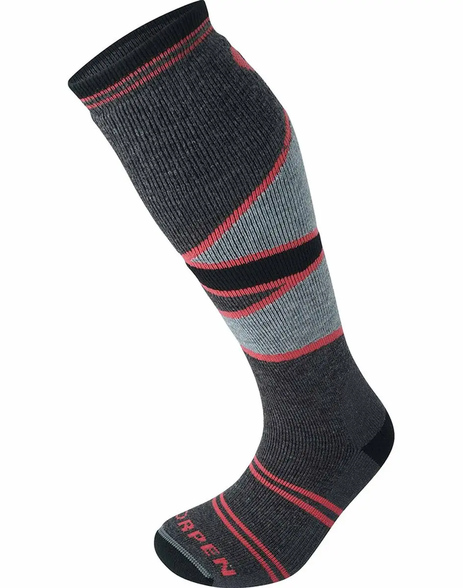 Dames skisokken Lorpen S2smwe Ski Mid Eco