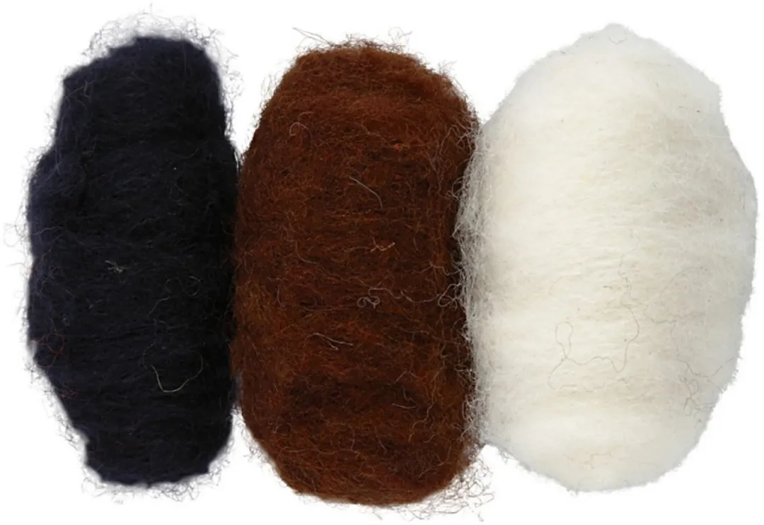 Creativ Company Gekaarde Wol Set 3x10g