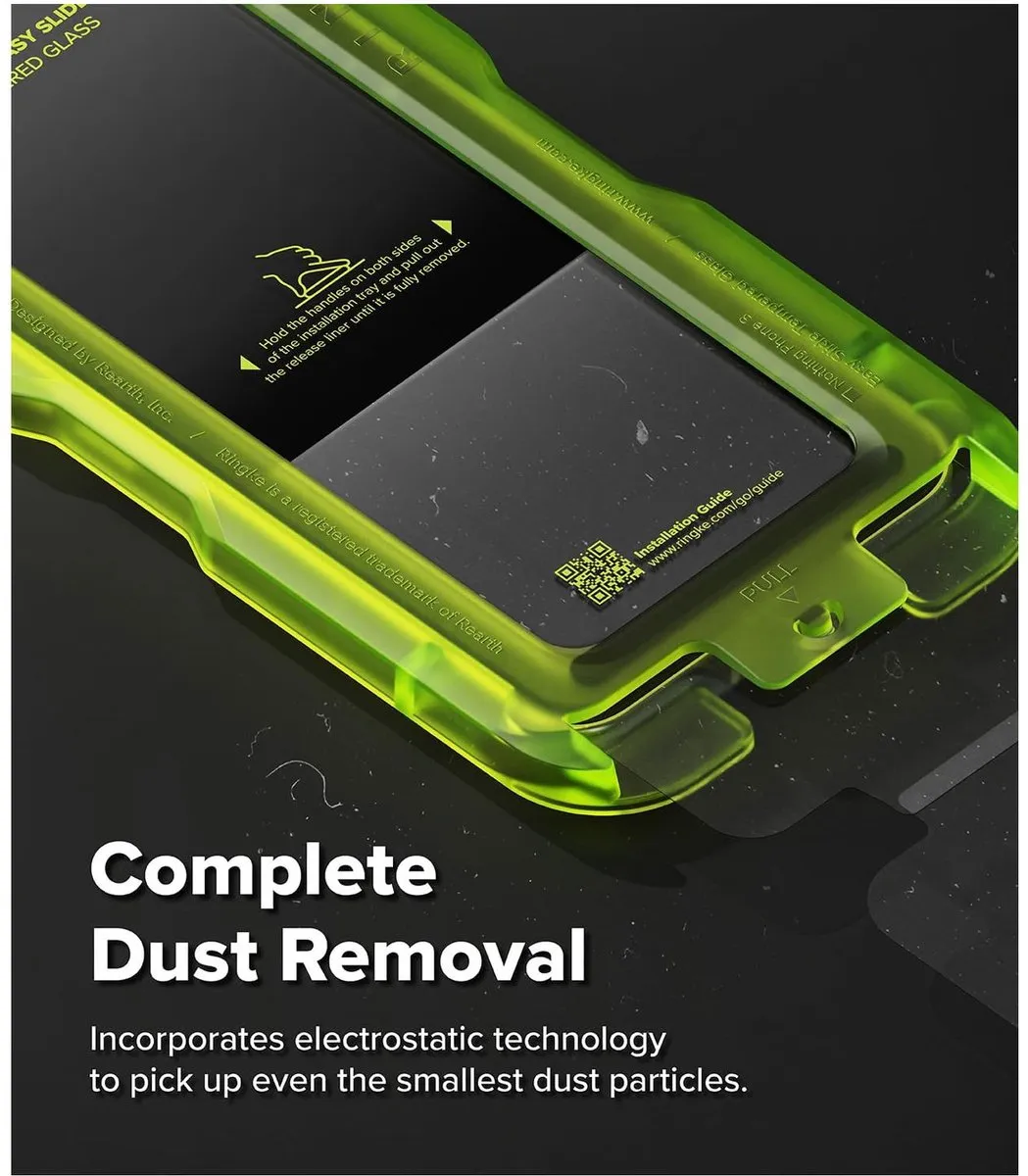 Ringke Easy Slide Screen Protector Nothing Phone (3) - 2 Stuks - afbeelding 6 van 6