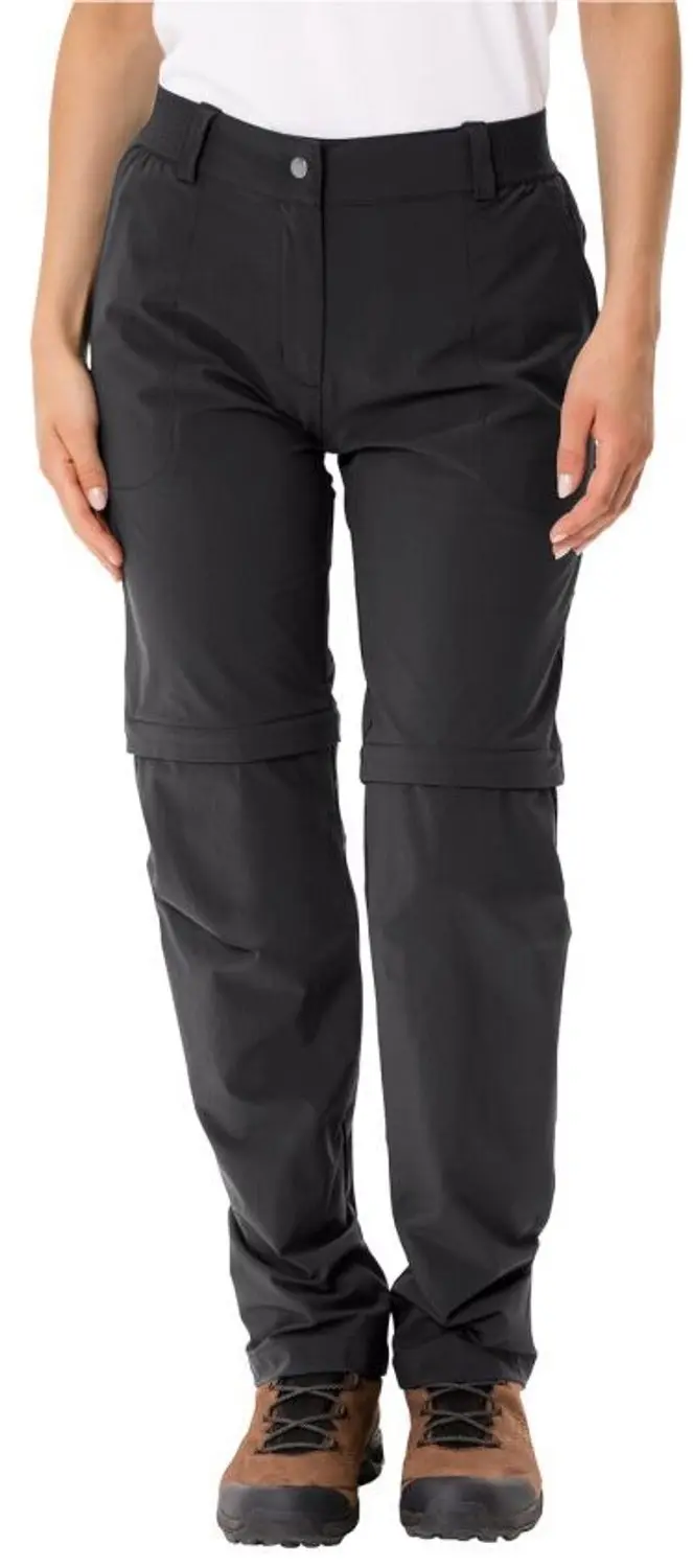 Vaude Farley Stretch ZO II Damesbroek - Zwart - afbeelding 2 van 2
