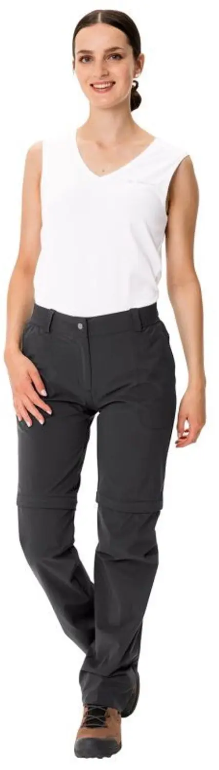 Vaude Farley Stretch Zo Ii Broek Zwart 52 / Short Vrouw