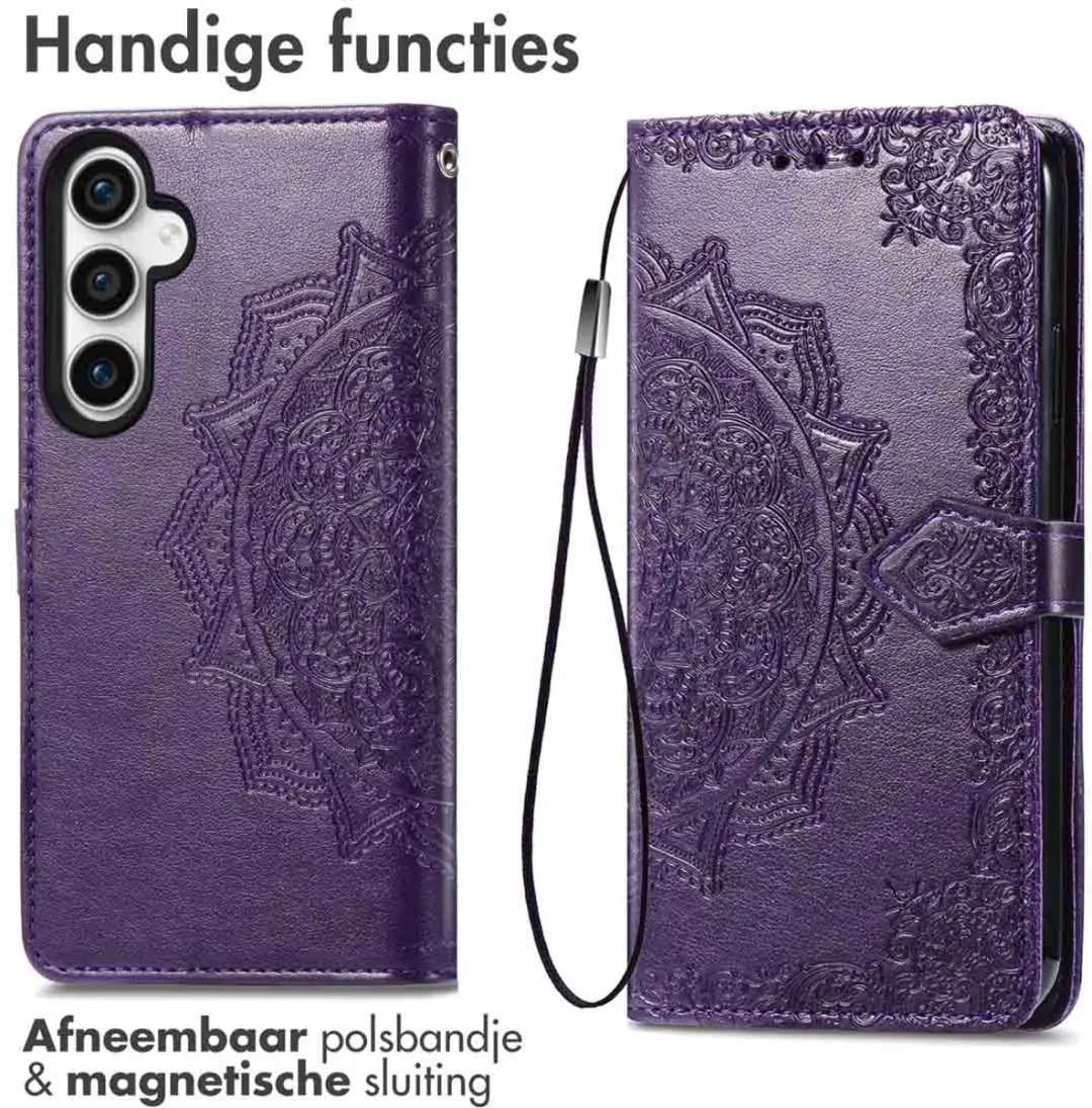 Imoshion Hoesje Samsung Galaxy S23 FE - 3 Pasjes - Paars
