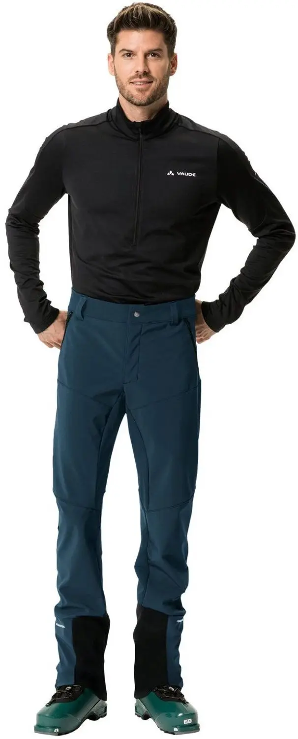 Vaude Larice Pants IV Softshellbroek Heren - Dark Sea - EU 48 - afbeelding 2 van 2
