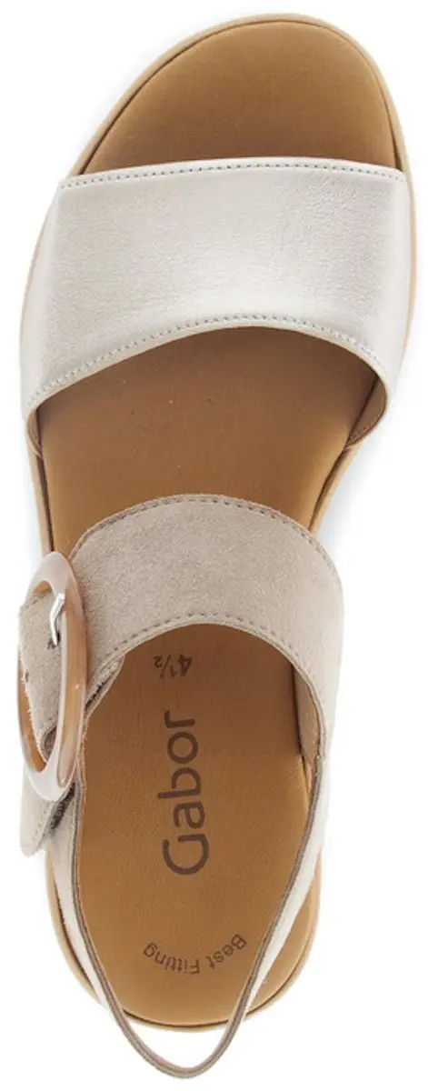 Gabor Dames Sandalen - Beige - 37 - afbeelding 6 van 6
