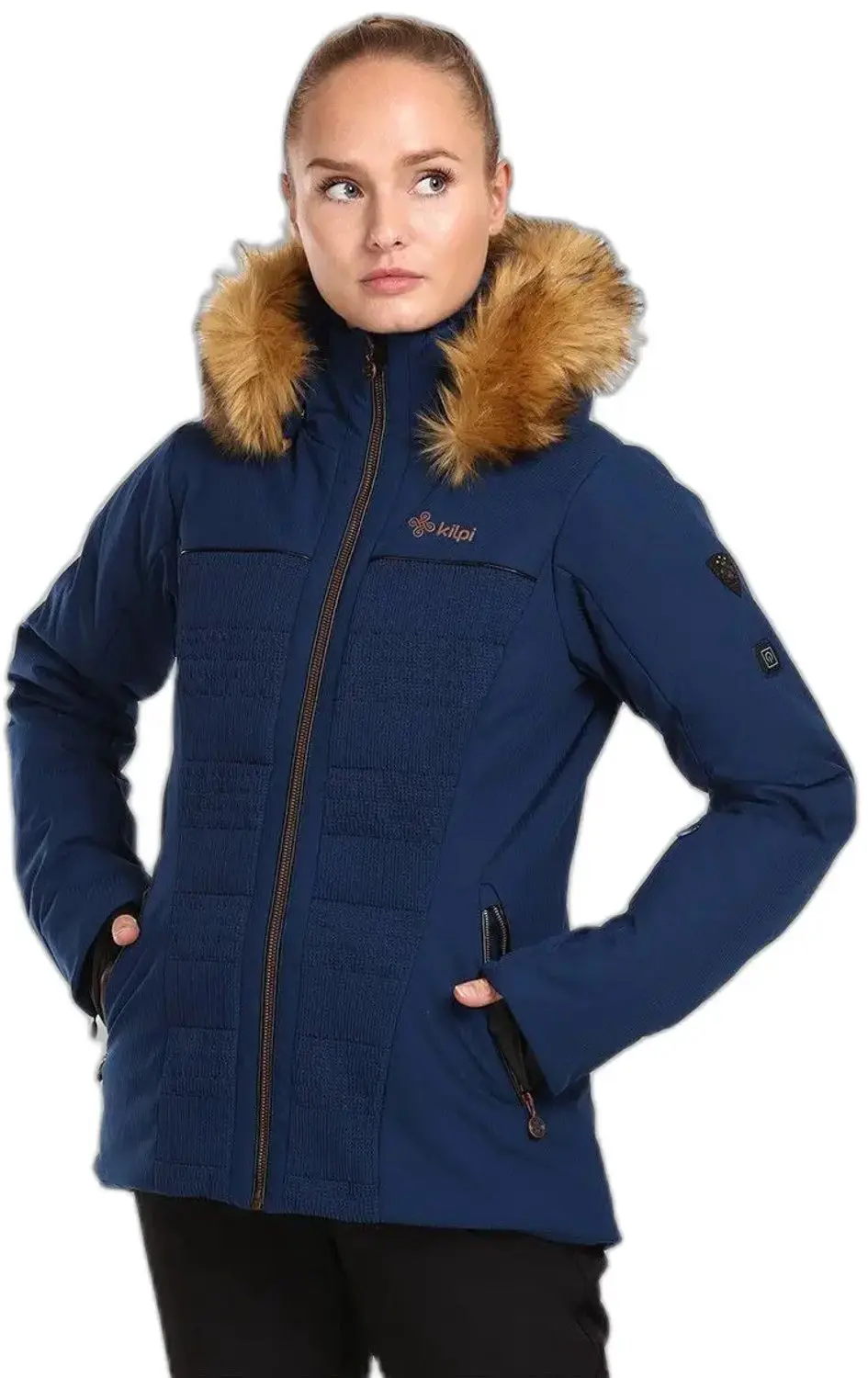 Kilpi Emilin Dames Ski Jas - Blauw - 38 - afbeelding 2 van 2
