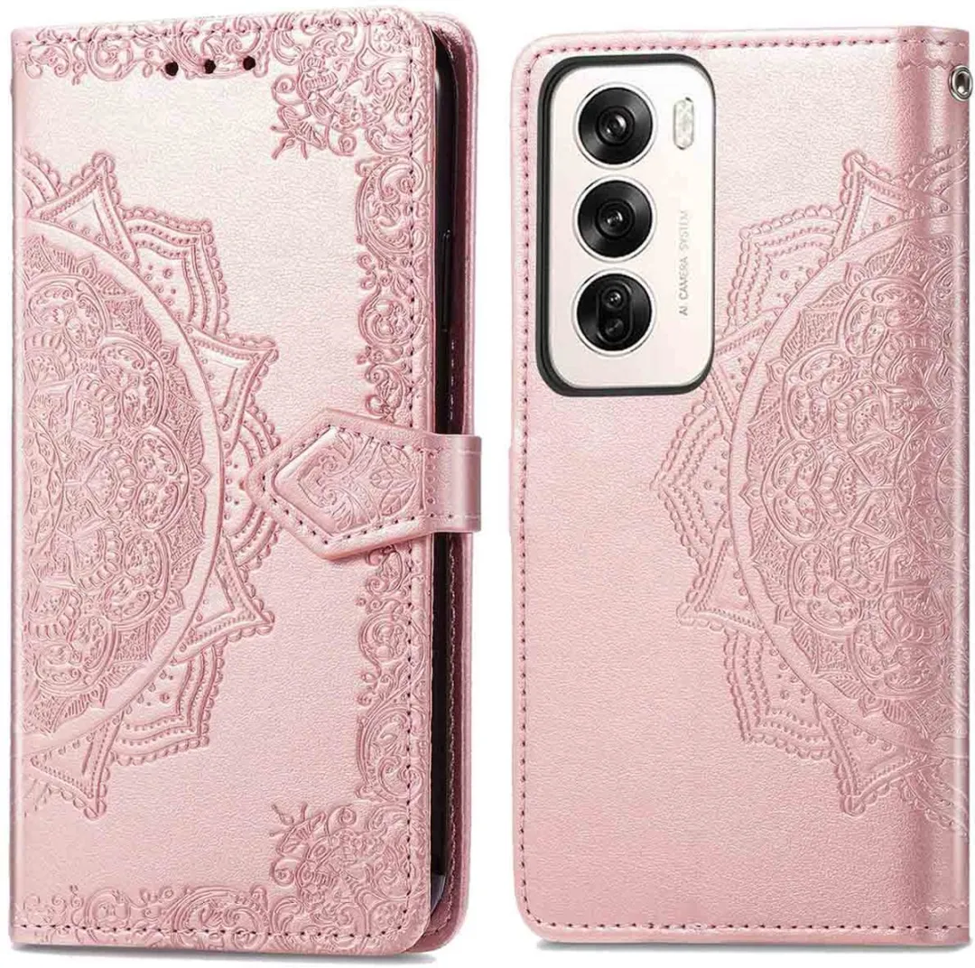 imoshion Hoesje Oppo Reno 12 - Rosé Goud - 3 Pasjes