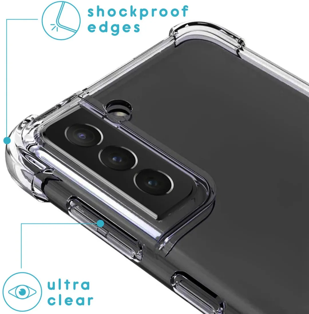 Imoshion Hoesje Samsung Galaxy S21 Plus - Backcover met koord - Zwart