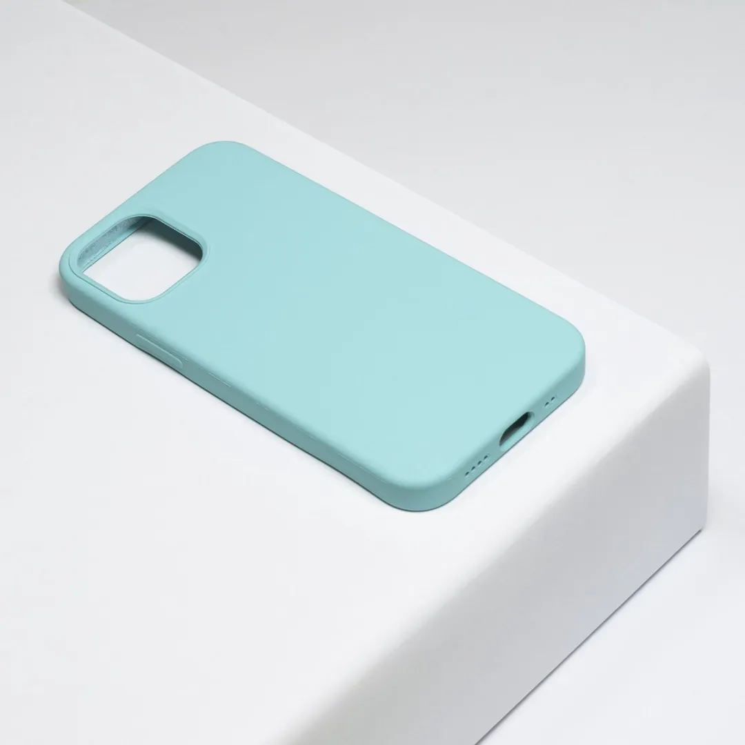 BMAX Siliconen Hoesje iPhone 12 Mini - Blauw