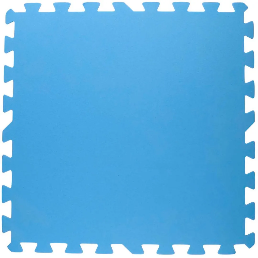 Eddy Toys Zwembadmat Puzzelmat 50x50cm - 9 Stuks - Blauw