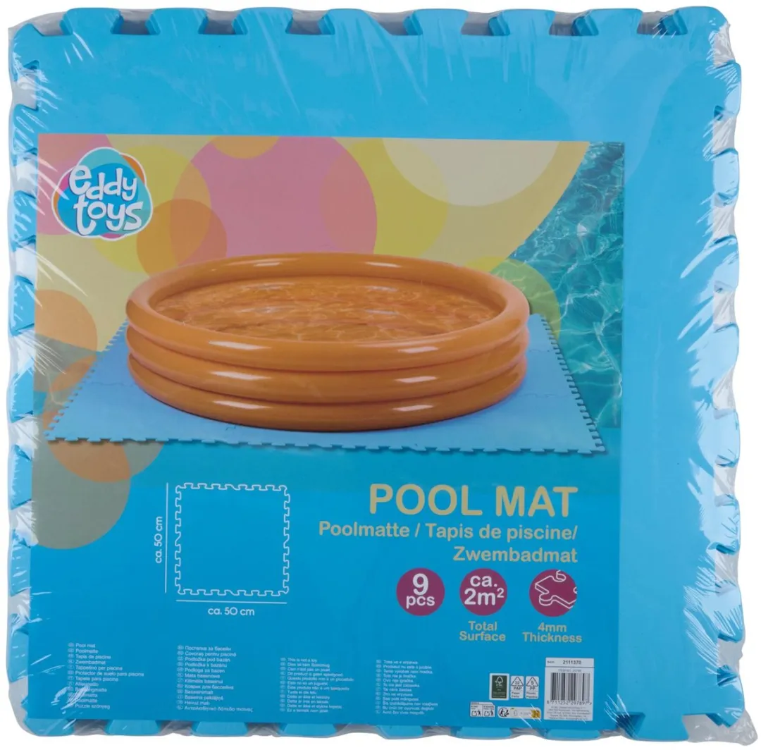 Eddy Toys Zwembadmat Puzzelmat 50x50cm