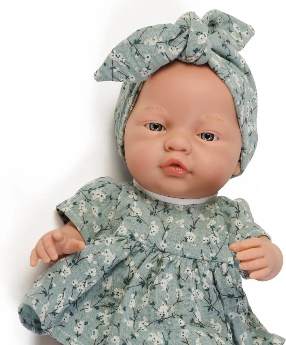 Eurekakids Babypop Meisje 32cm - Blauw