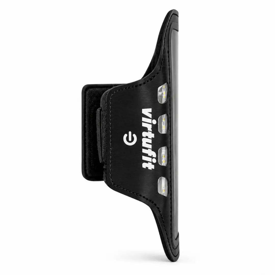VirtuFit Hardloop Telefoon Armband Pro met LED - 2 stuks - Zwart - afbeelding 5 van 6