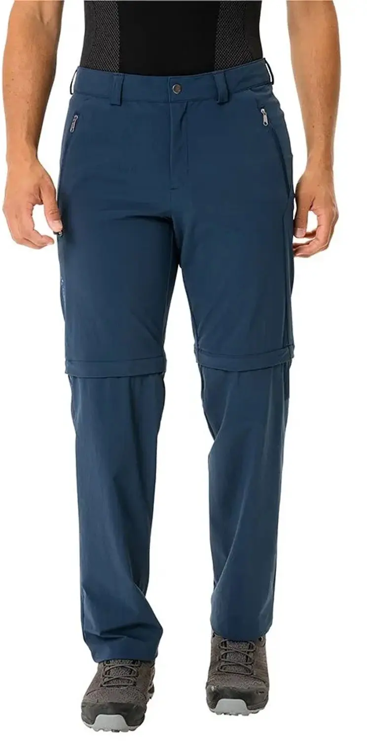 Vaude Farley Stretch Zip Off Ii Broek Blauw 48 / Long Man