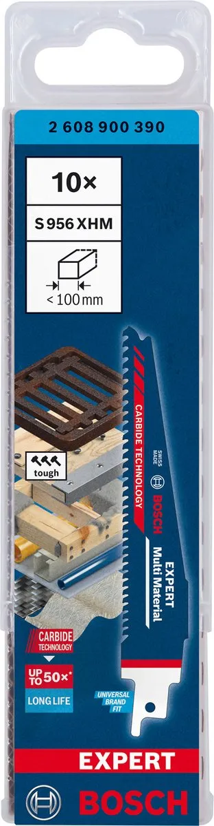 Bosch Professional 2608900390 Expert 'Multi Material' 956 XHM Reciprozaagblad - 10 Stuks - afbeelding 2 van 6
