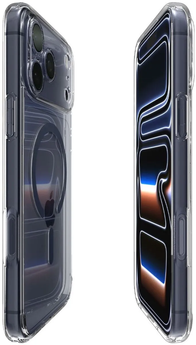 Spigen Ultra Hybrid MagSafe iPhone 17 Pro - Transparant Diepblauw