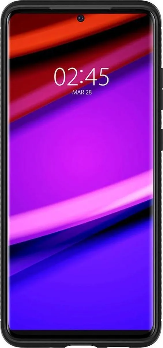 Spigen Rugged Armor Hoesje - Samsung Galaxy S20 Ultra - Zwart