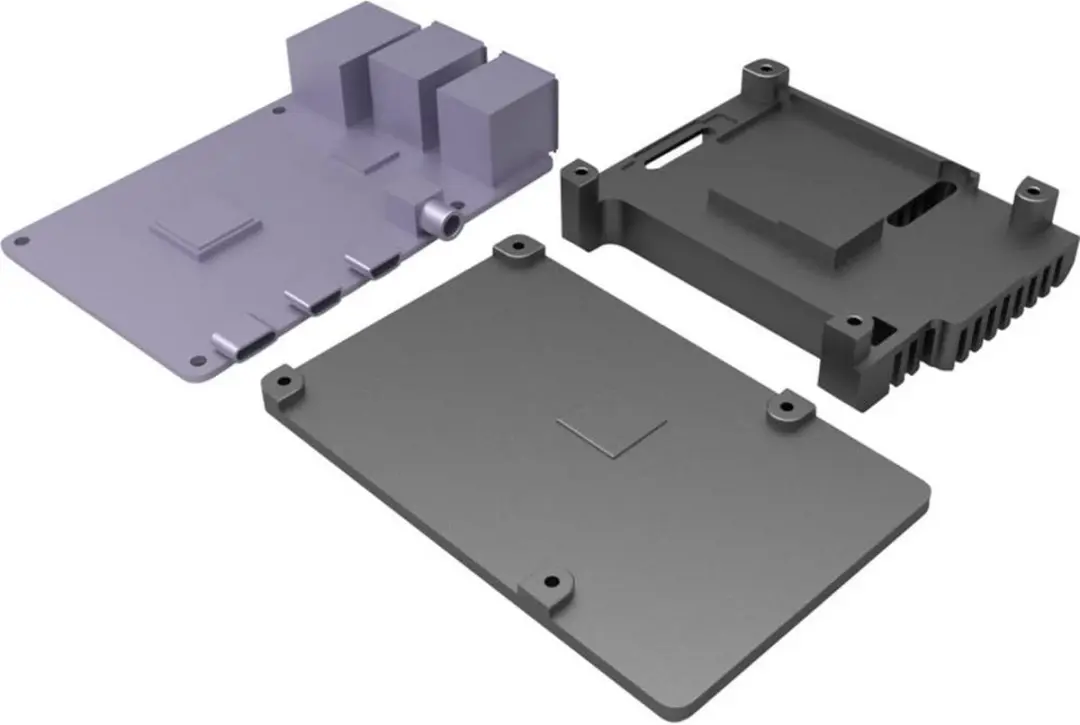 Joy-iT ARMOR Case BLOCK rb-alucasep4+07 SBC-behuizing - Zwart - afbeelding 5 van 5