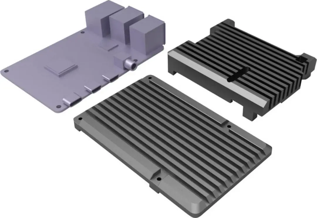 Joy-iT ARMOR Case BLOCK rb-alucasep4+07 SBC-behuizing - Zwart - afbeelding 3 van 5