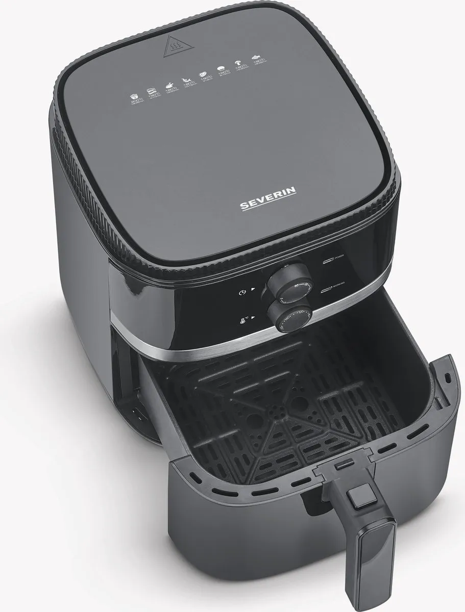 Severin FR 2452 Heteluchtfriteuse 5L - 1500W - Zwart - afbeelding 6 van 6