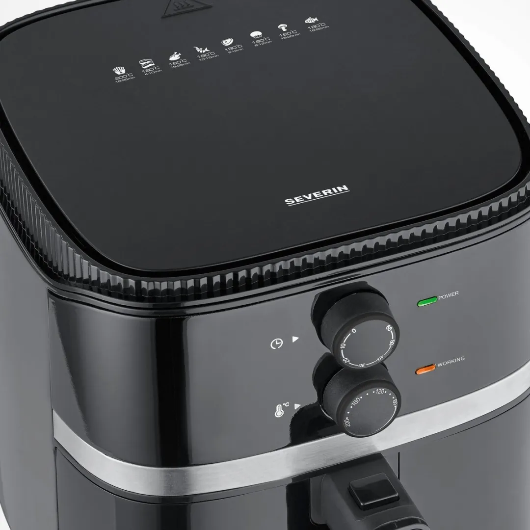 Severin FR 2452 Heteluchtfriteuse 5L - 1500W - Zwart