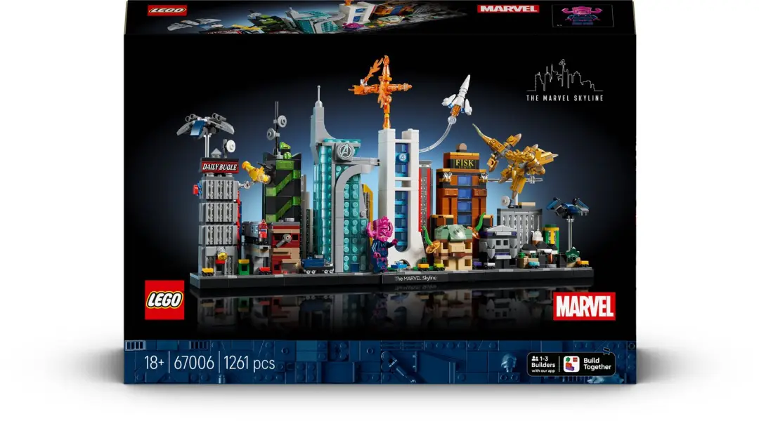 LEGO Marvel De Marvel Skyline Decoratie en Bouwpakket voor Volwassenen