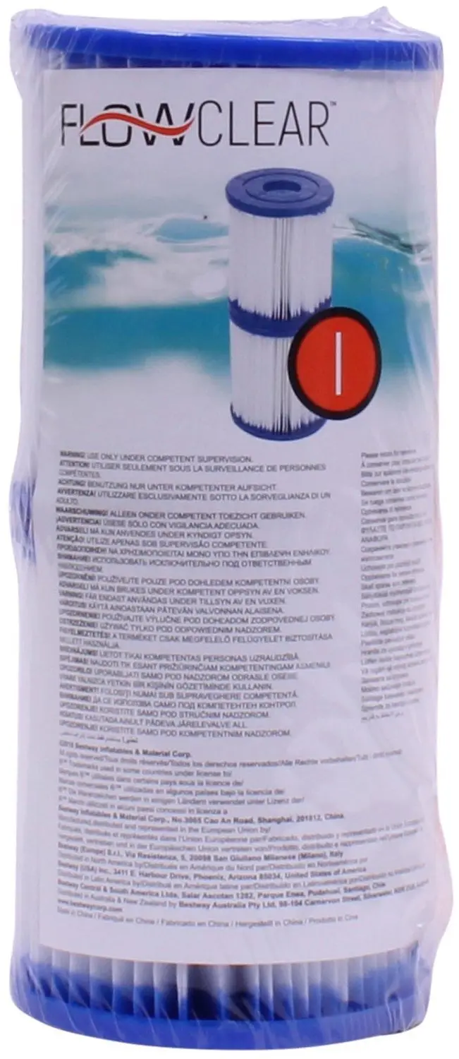 Bestway flowclear filtercartridge type i (12 st)