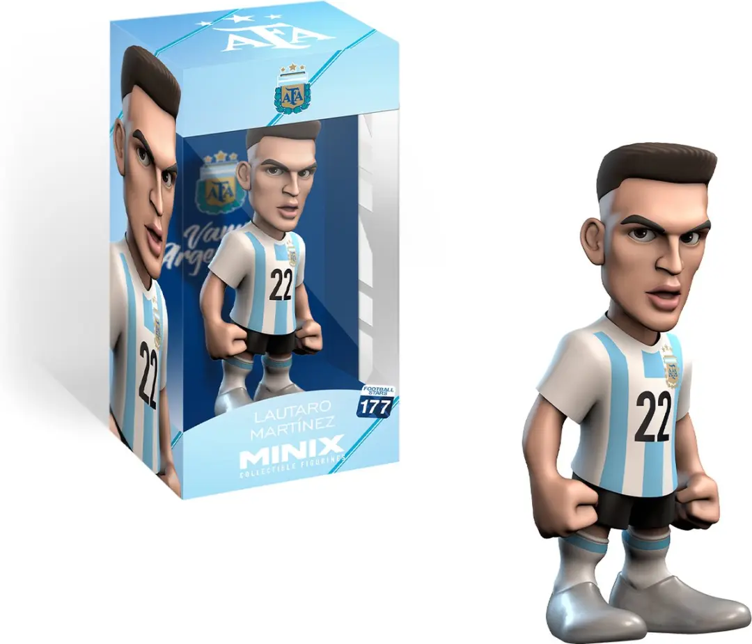 MINIX Football Stars #177 Lautaro Martínez Figuur 12cm - afbeelding 4 van 4