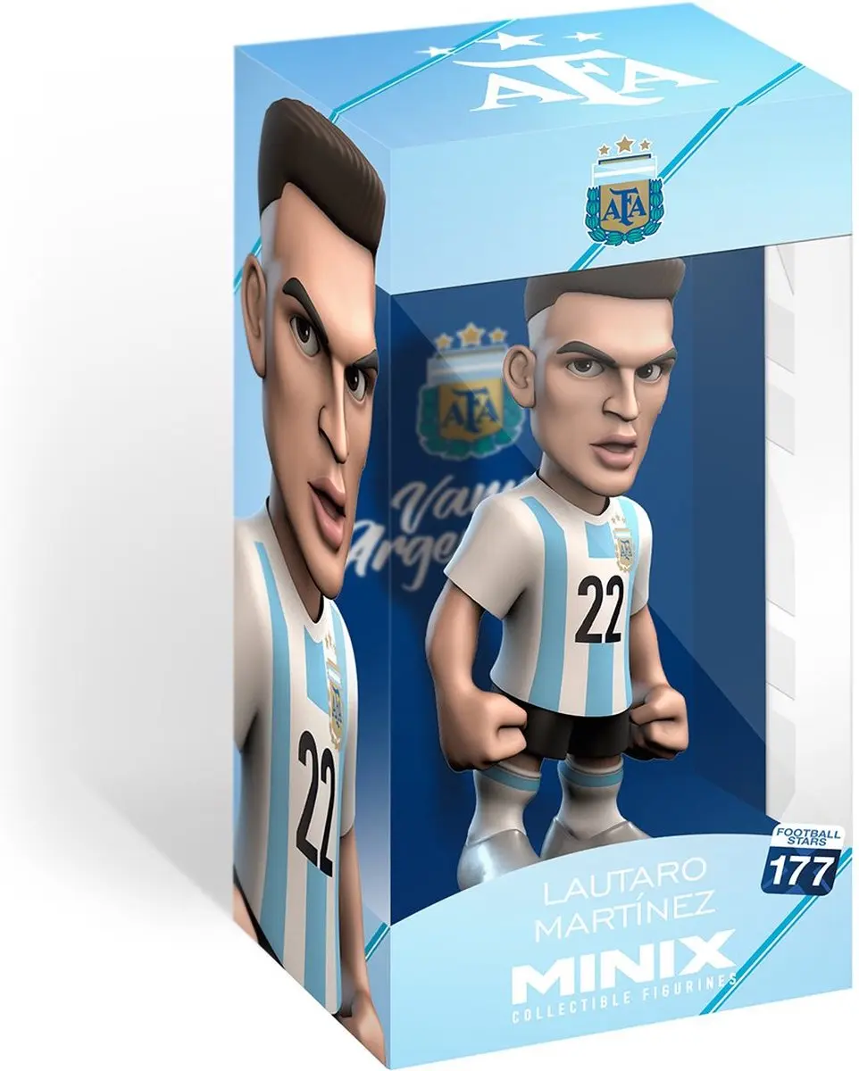MINIX Football Stars #177 Lautaro Martínez Figuur 12cm - afbeelding 2 van 4